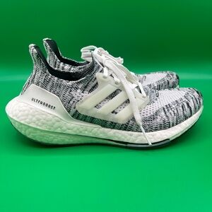 Adidas women’s Ultraboost Gray and White Sneakers
